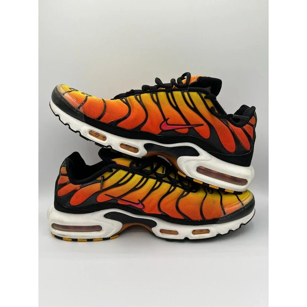 Nike Air Max Plus Tuned Sunset Black Pimento Bright Ceramic HF0552-001 sz 12 Men